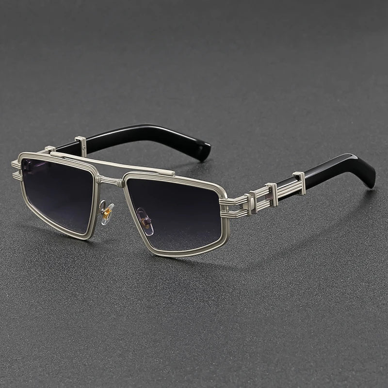Unisex Retro Full-Rim Sunglasses – Stylish UV Protection Glasses