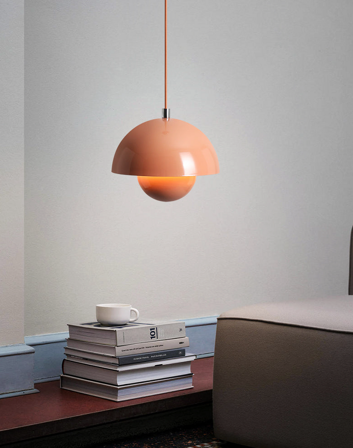 Skandi Deckenleuchte – Moderne LED Deckenlampe für Wohnzimmer und Schlafzimmer, Eisen, 23 cm, E27 Fassung 4