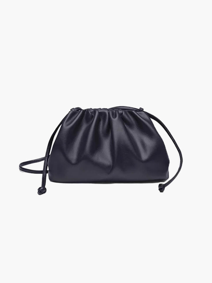 Damska torba na ramię z wegańskiej skóry – Elegancka torba pierożek