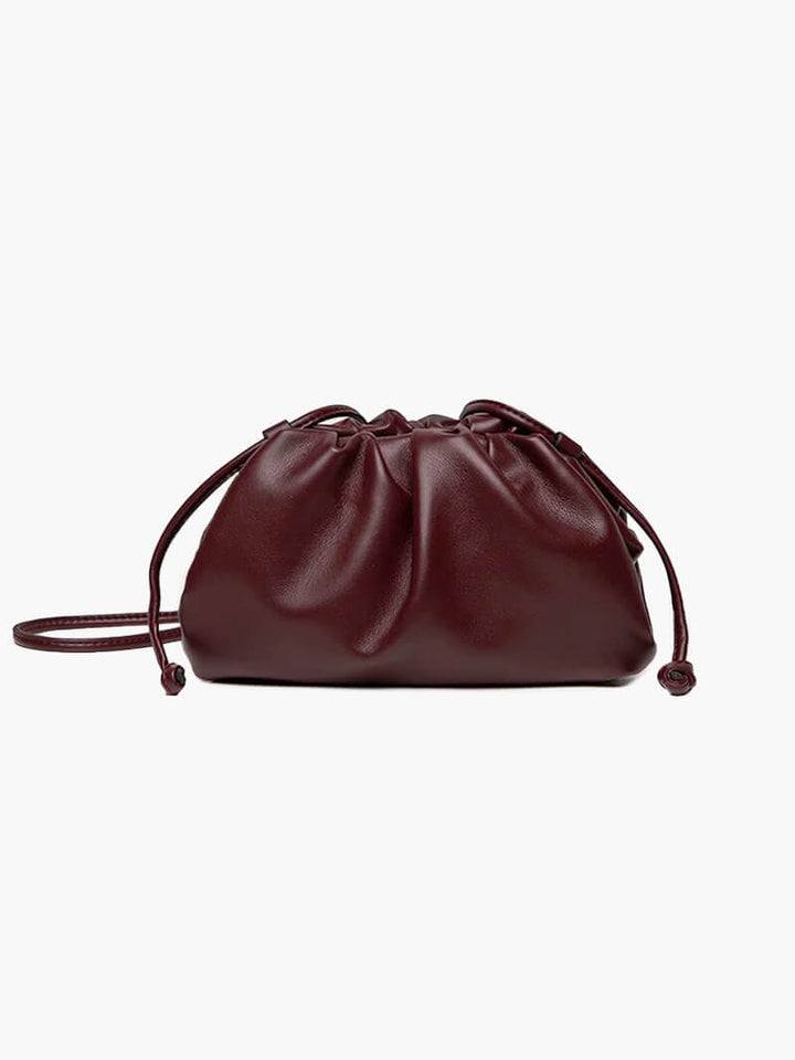 Damska torba na ramię z wegańskiej skóry – Elegancka torba pierożek