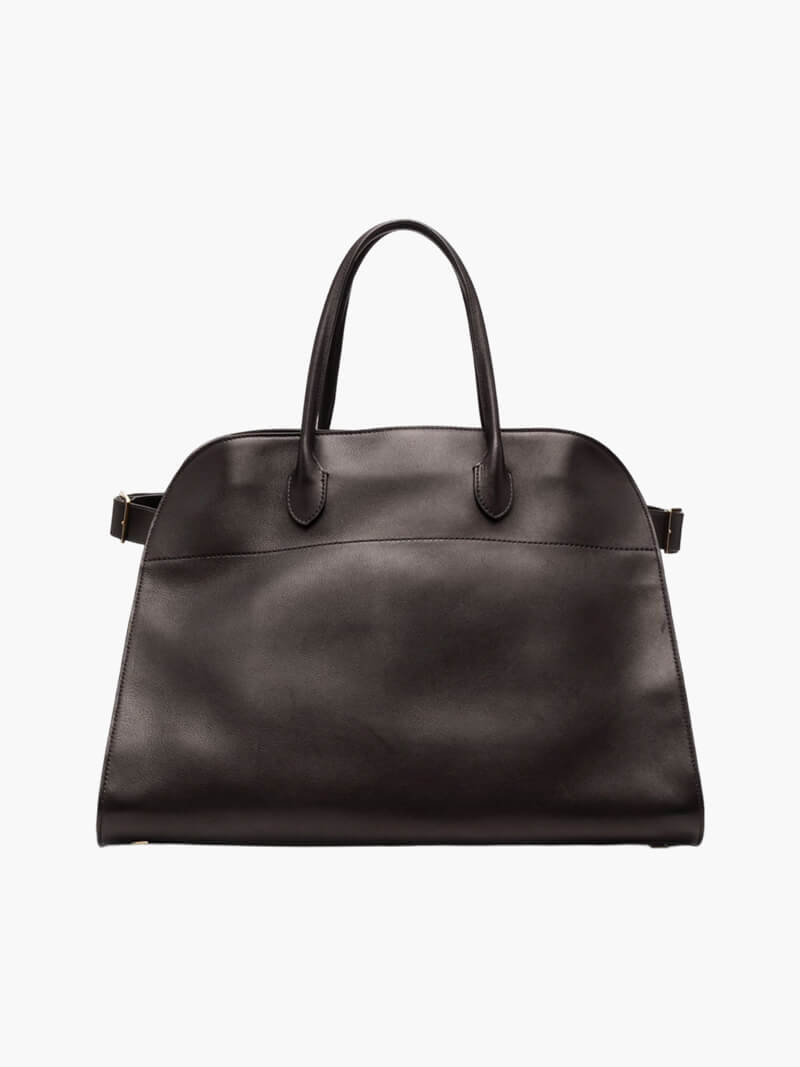Large Women's Shopper Bag – Structured Shoulder Bag Suede/Leather