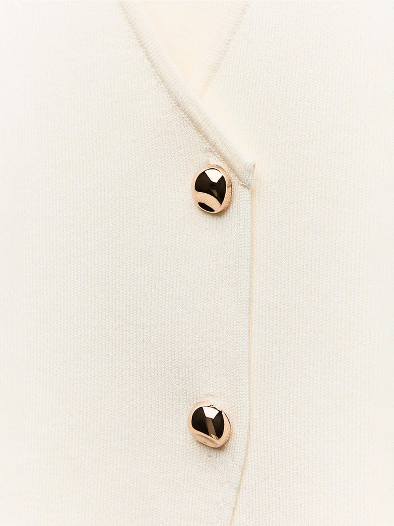 Gilet Top avec décolleté en V – stretch doux, chic de Stockholm
