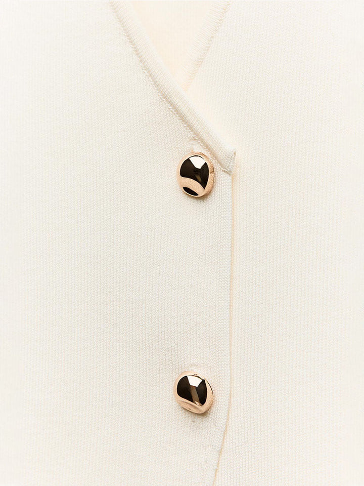 Gilet Top avec décolleté en V – stretch doux, chic de Stockholm