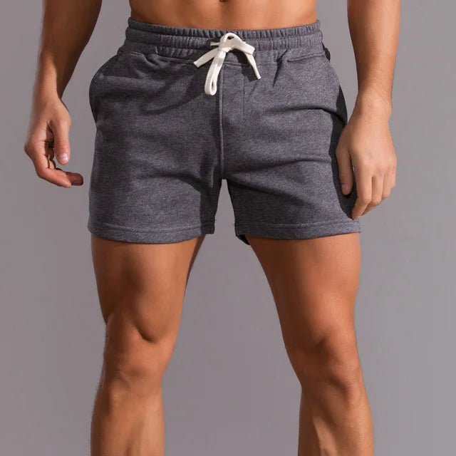 Men's Slim Fit Jogger Shorts with Pockets – Sporty Casual Shorts