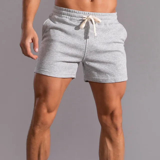 Men's Slim Fit Jogger Shorts with Pockets – Sporty Casual Shorts