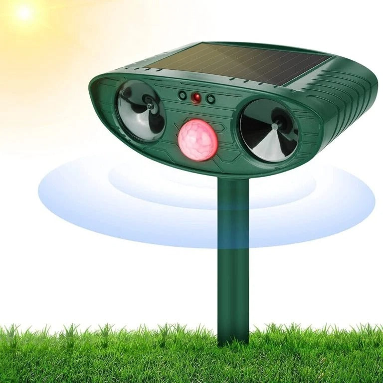 Ultraschall-Spechtabwehrmittel – Effektiver Schutz Für Garten Und Außenbereich, Solarbetrieben, Bewegungsaktiviert 0