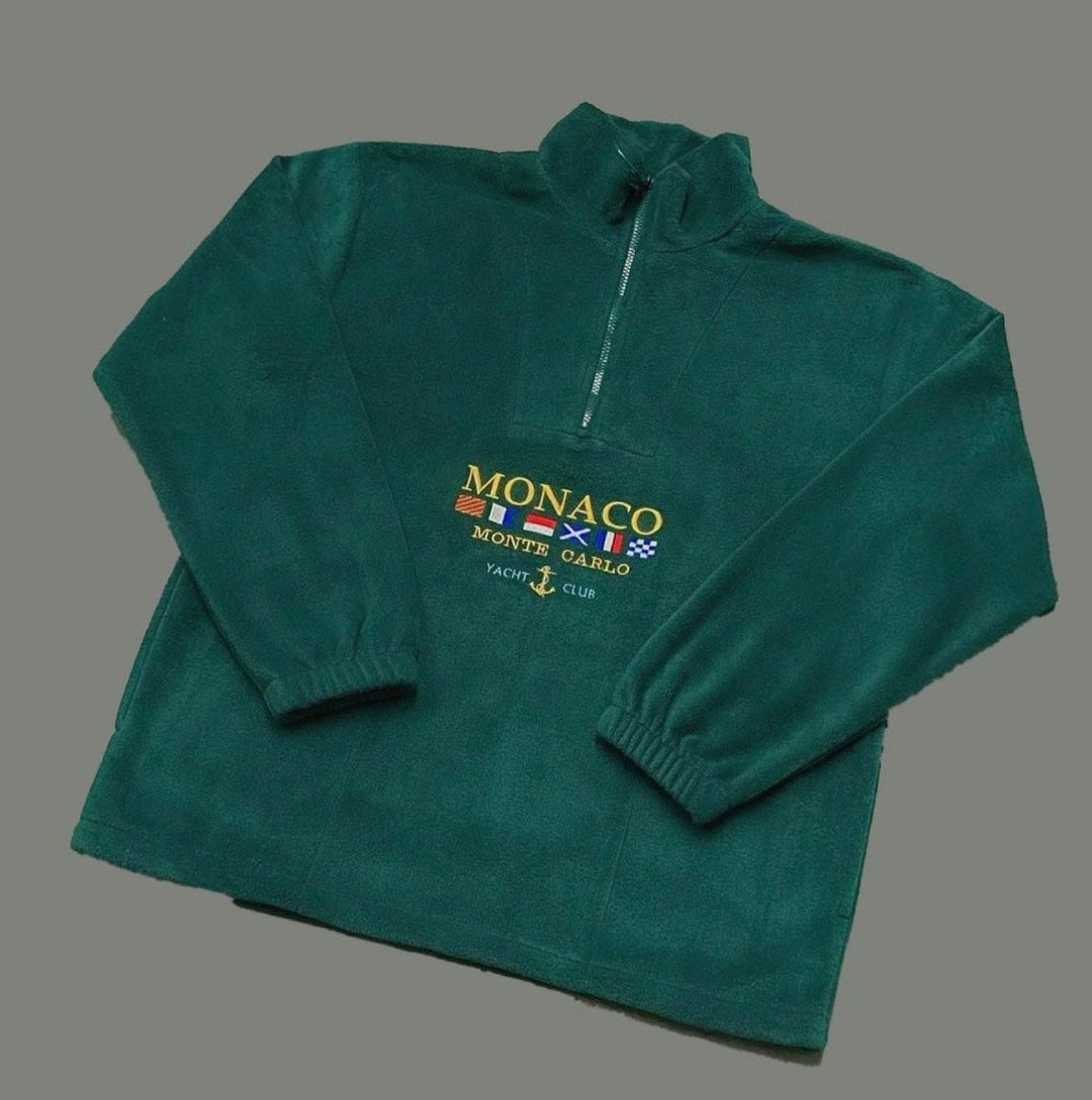 Men's Sweater Halfzip - Casual Style with Monaco Design