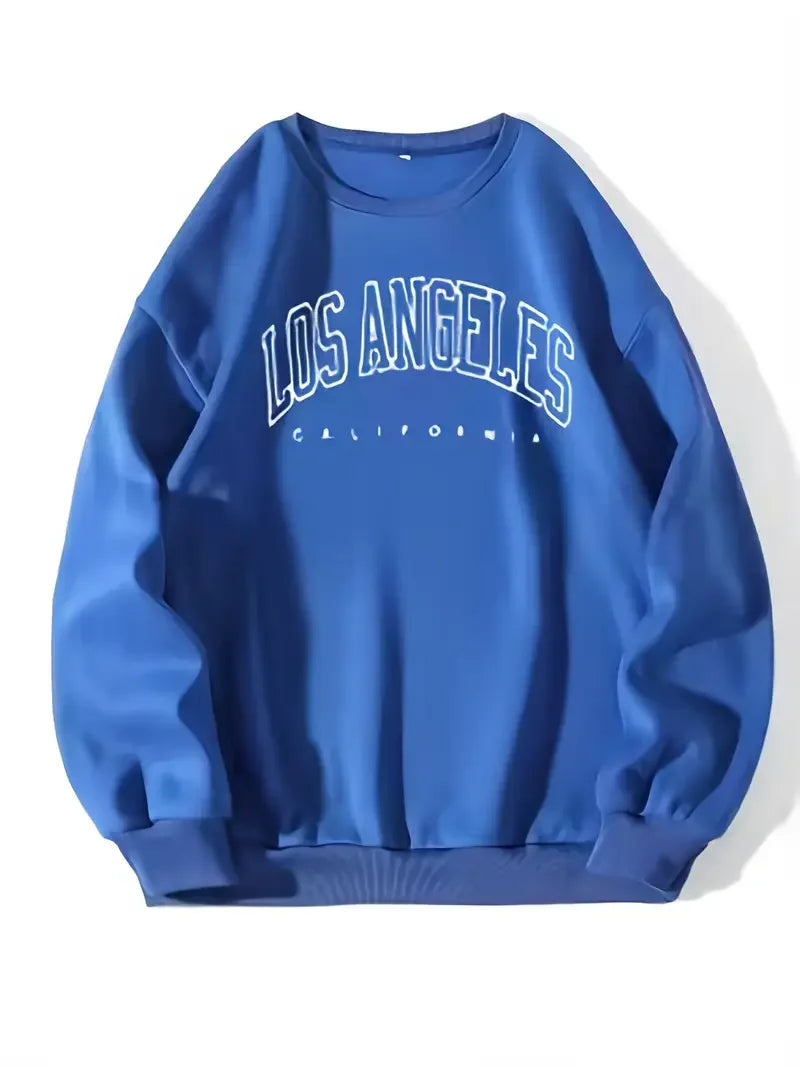 Unisex Sweatshirt Cotton Printed Modern Design