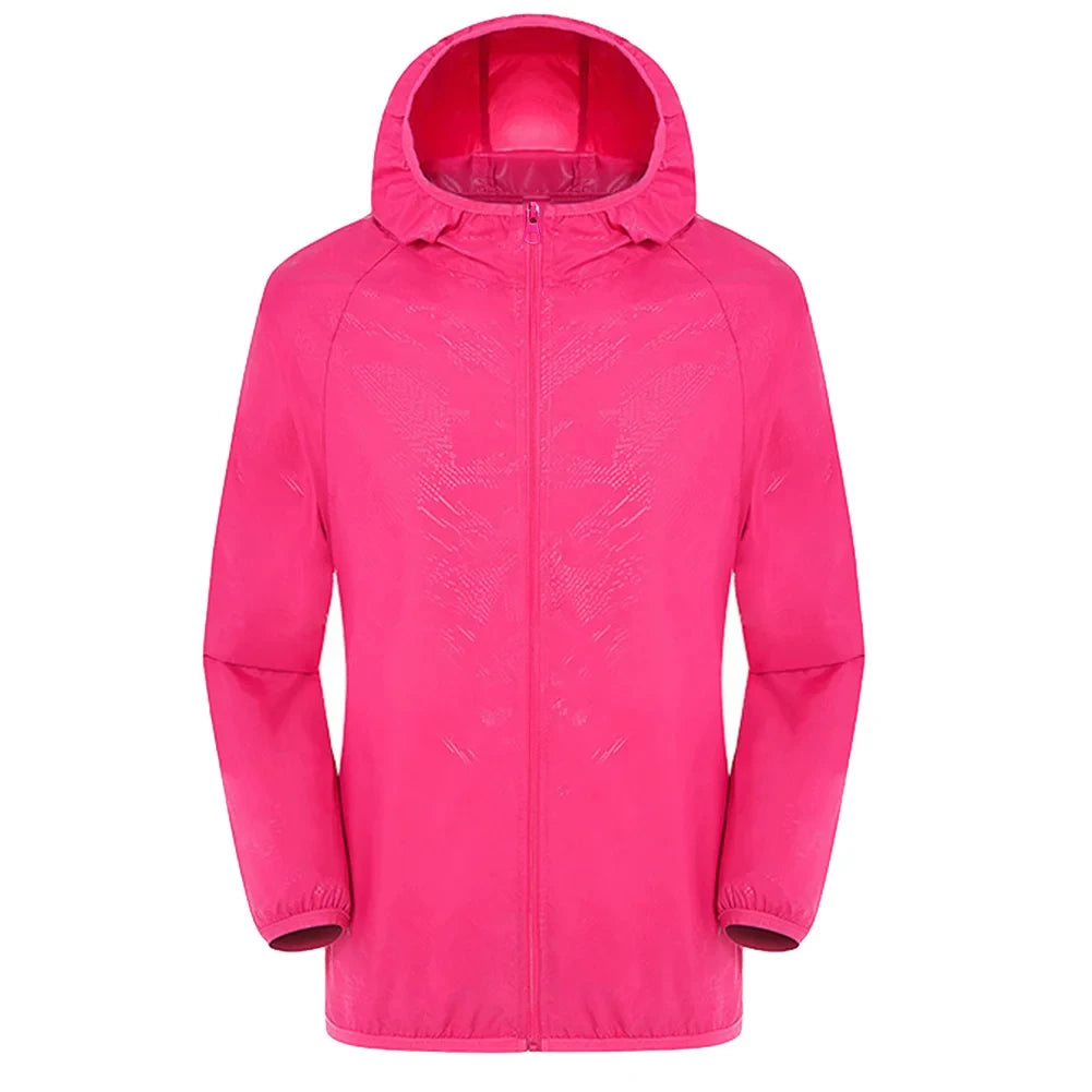 Trench-coat unisexe déperlant avec capuche style moderne