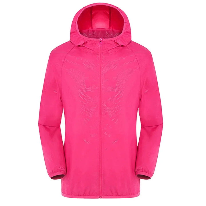 Trench-coat unisexe déperlant avec capuche style moderne