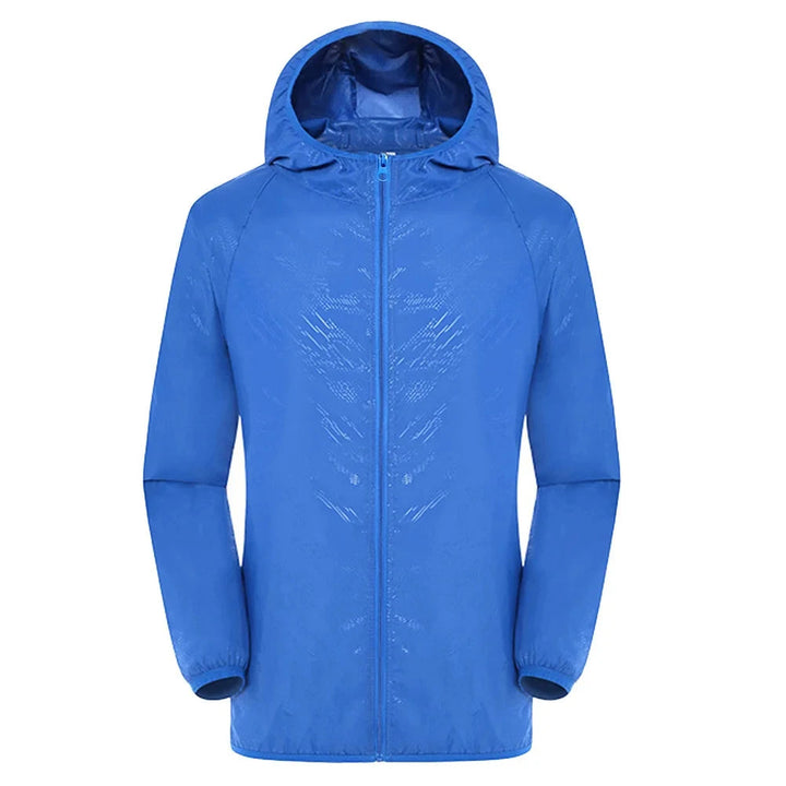 Trench-coat unisexe déperlant avec capuche style moderne