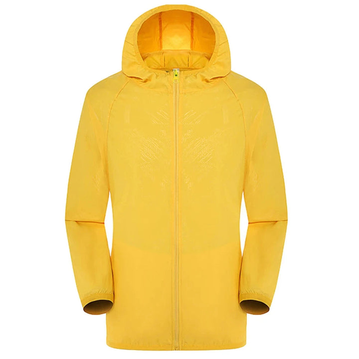 Trench-coat unisexe déperlant avec capuche style moderne