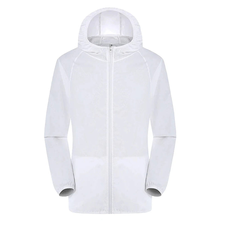 Trench-coat unisexe déperlant avec capuche style moderne