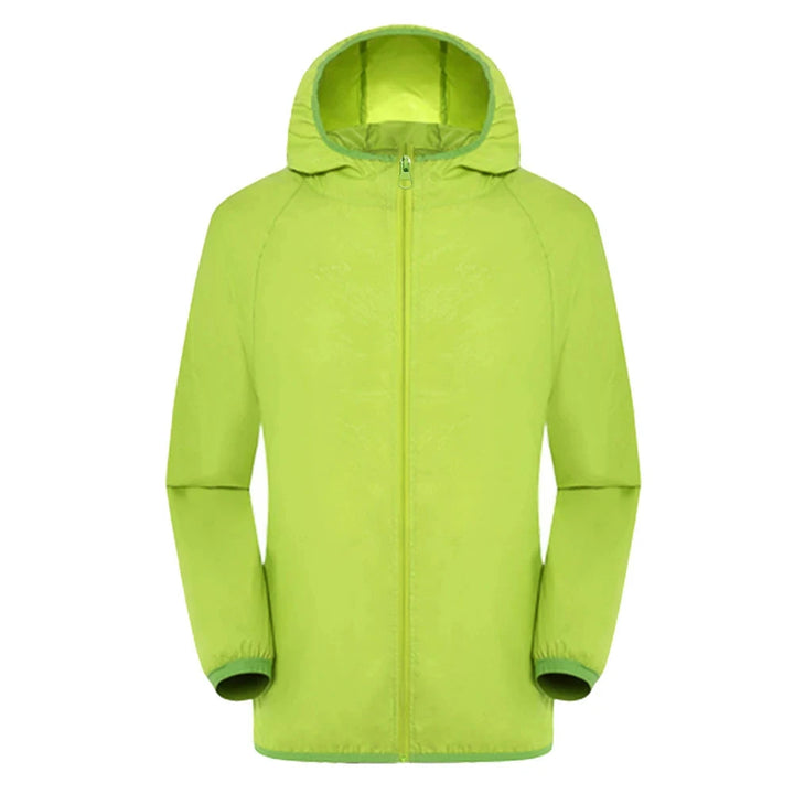 Trench-coat unisexe déperlant avec capuche style moderne