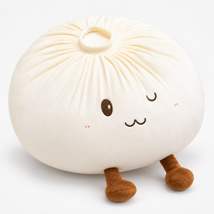 Plüschkissen Bao Bun Form