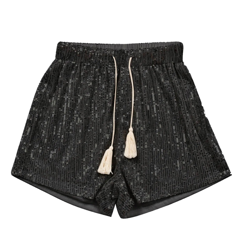 Trendy Sequin Shorts Women | Summer Party High Waist Shorts | Shiny Evening Wear