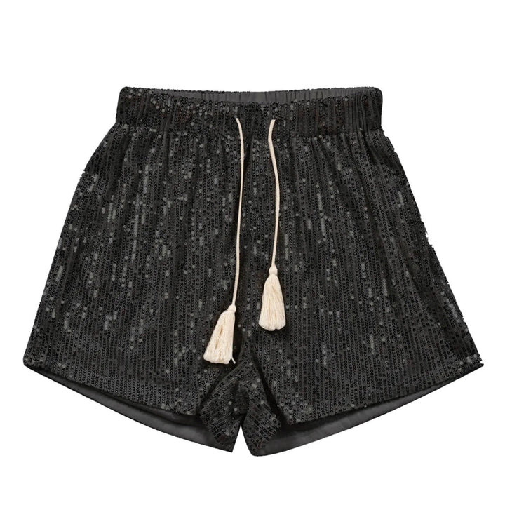 Trendy Sequin Shorts Women | Summer Party High Waist Shorts | Shiny Evening Wear