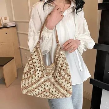 Large Beach Bag Women – Vegan Leather, Waterproof & Sandproof