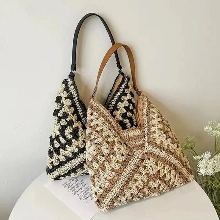 Large Beach Bag Women – Vegan Leather, Waterproof & Sandproof