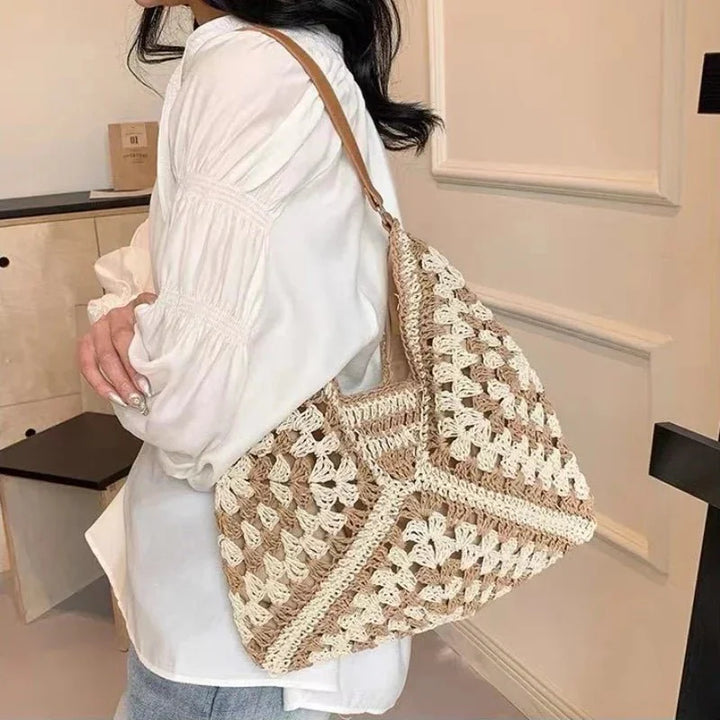 Large Beach Bag Women – Vegan Leather, Waterproof & Sandproof