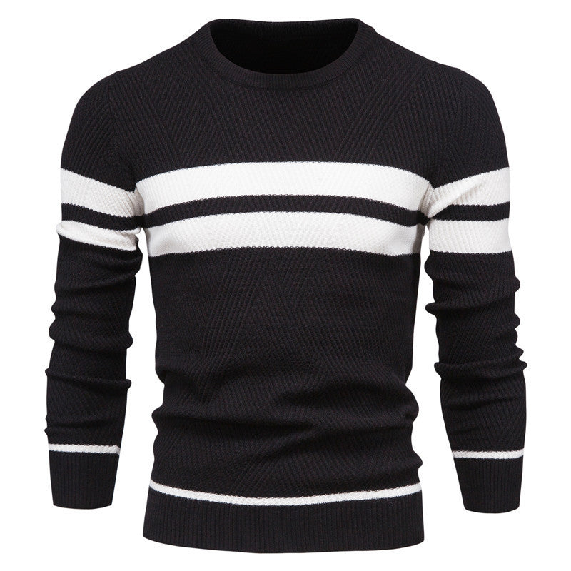 Men's Striped Regular-Fit Sweater
