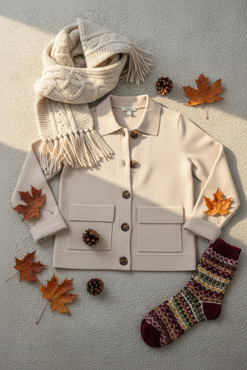 Damen Casual Blazer mit Reverskragen und Taschen