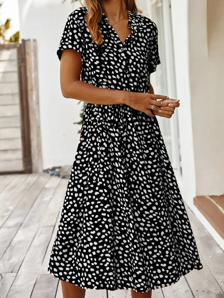 Airy Midi Summer Dress Women – Elegant, Light & Comfortable