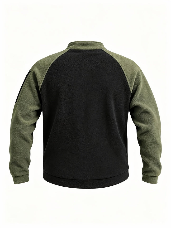 Nolan | Herren Pullover mit Zip-Detail und Stehkragen