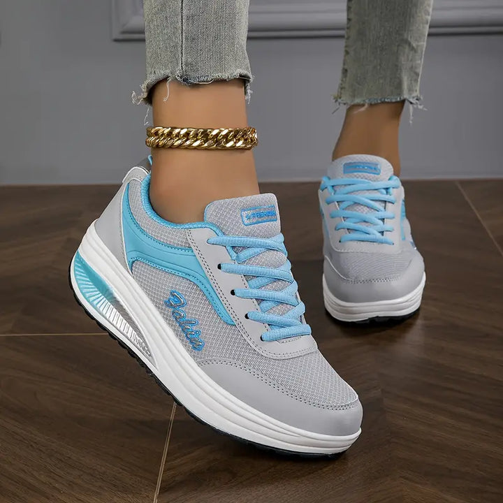 Damen Schnür-Plattform Sneaker – Orthopädische Komfort Schuhe Für Winter
