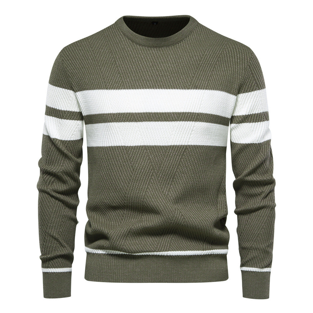 Men's Striped Regular-Fit Sweater