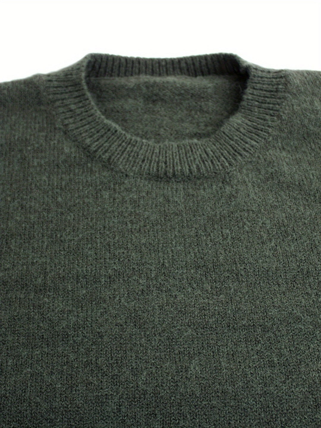Lydia | Damen Rippstrick Pullover mit gestreiften Bündchen