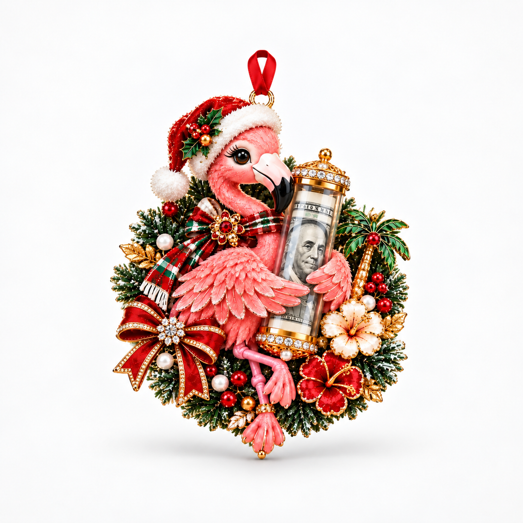 Merrymitts | Plüsch-Weihnachtsornament mit Geldfach