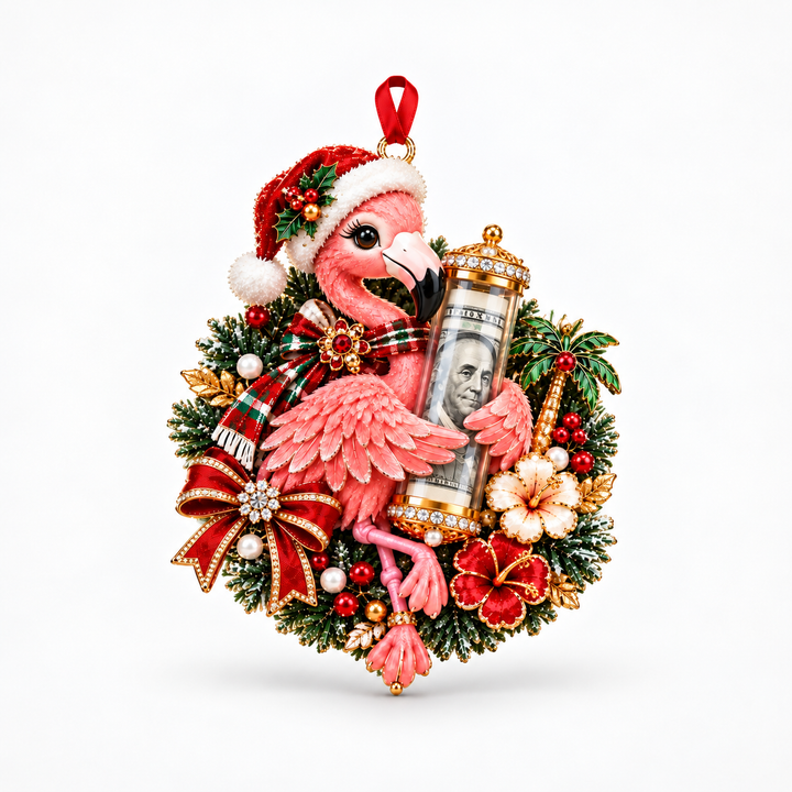 Merrymitts | Plüsch-Weihnachtsornament mit Geldfach
