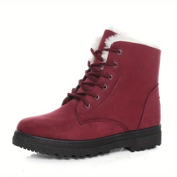 Elsa | Damen Schnür-Ankle-Boots gefüttert
