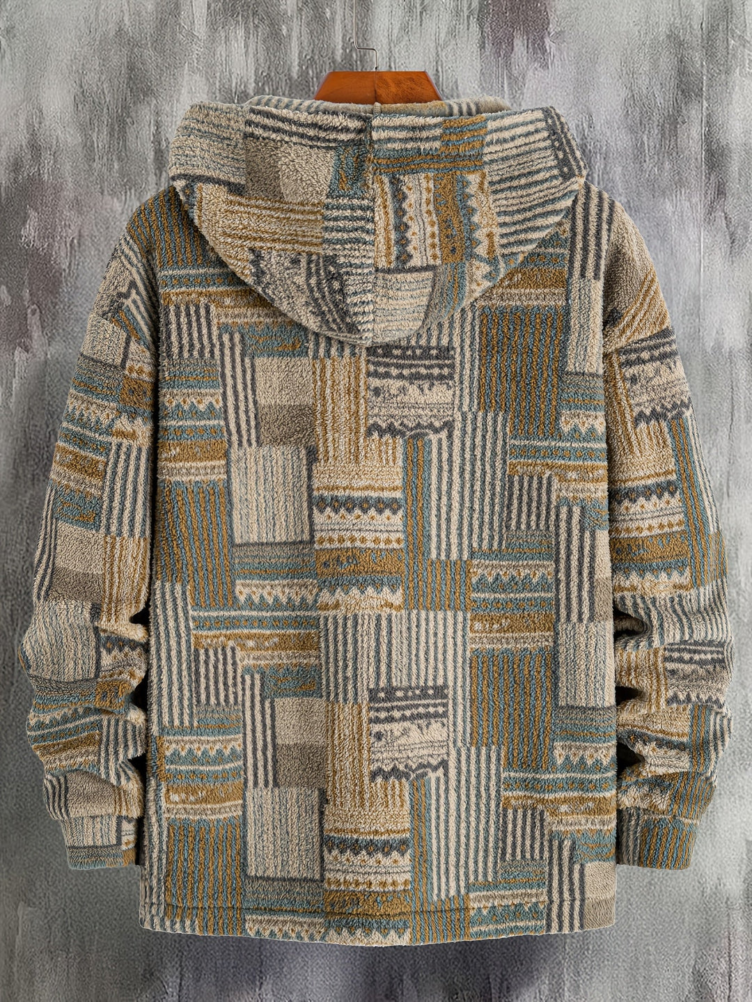 Malcolm | Herren Half-Zip Pullover gemustert