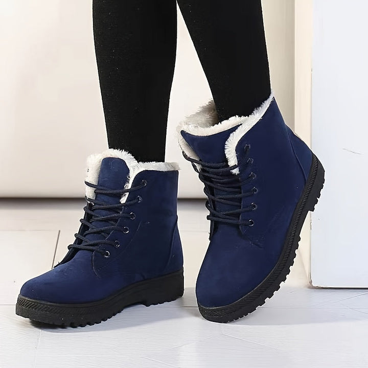 Elsa | Damen Schnür-Ankle-Boots gefüttert