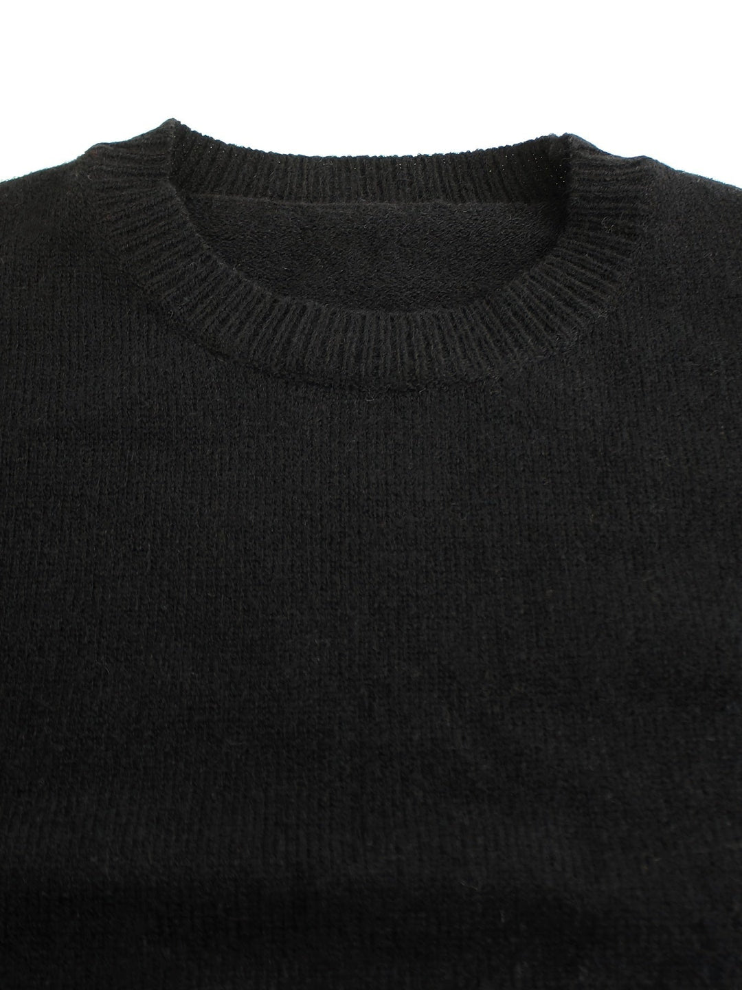 Lydia | Damen Rippstrick Pullover mit gestreiften Bündchen