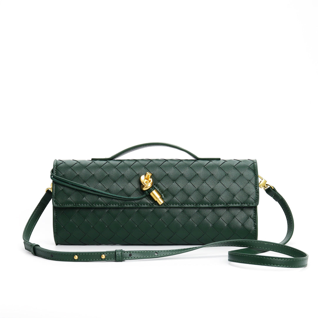 Pochette pour femmes en cuir véritable - Élégante et polyvalente