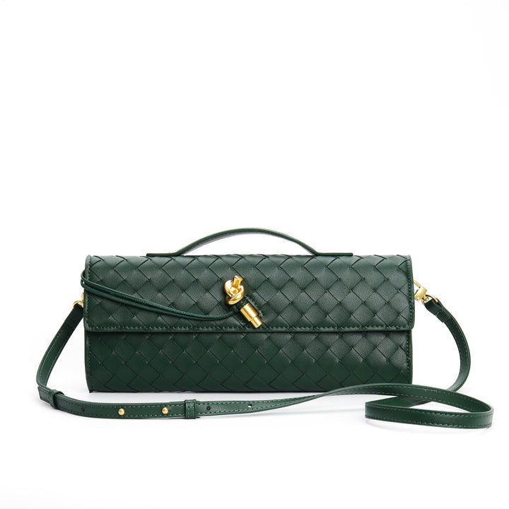 Pochette pour femmes en cuir véritable - Élégante et polyvalente