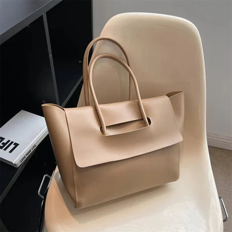 Luxuriöse Vegane Leder Tote Bag – Damen Shopper Handtasche