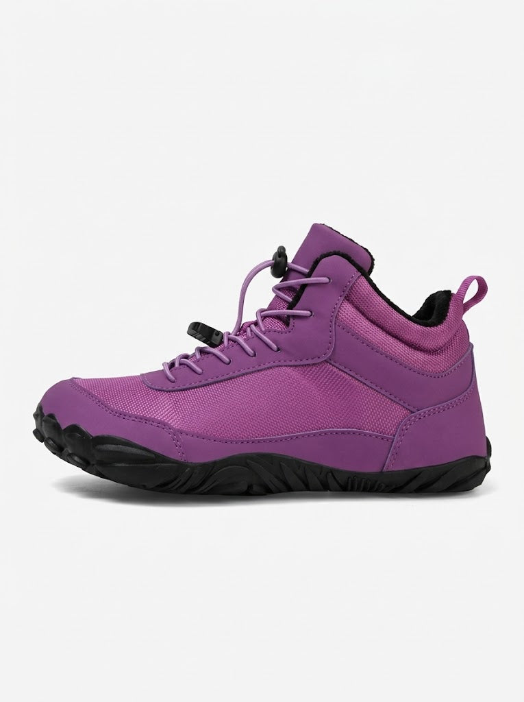 Herren wasserfeste isolierte Barfuß-Winter-Wanderschuhe mit Schnell-Schnürsystem