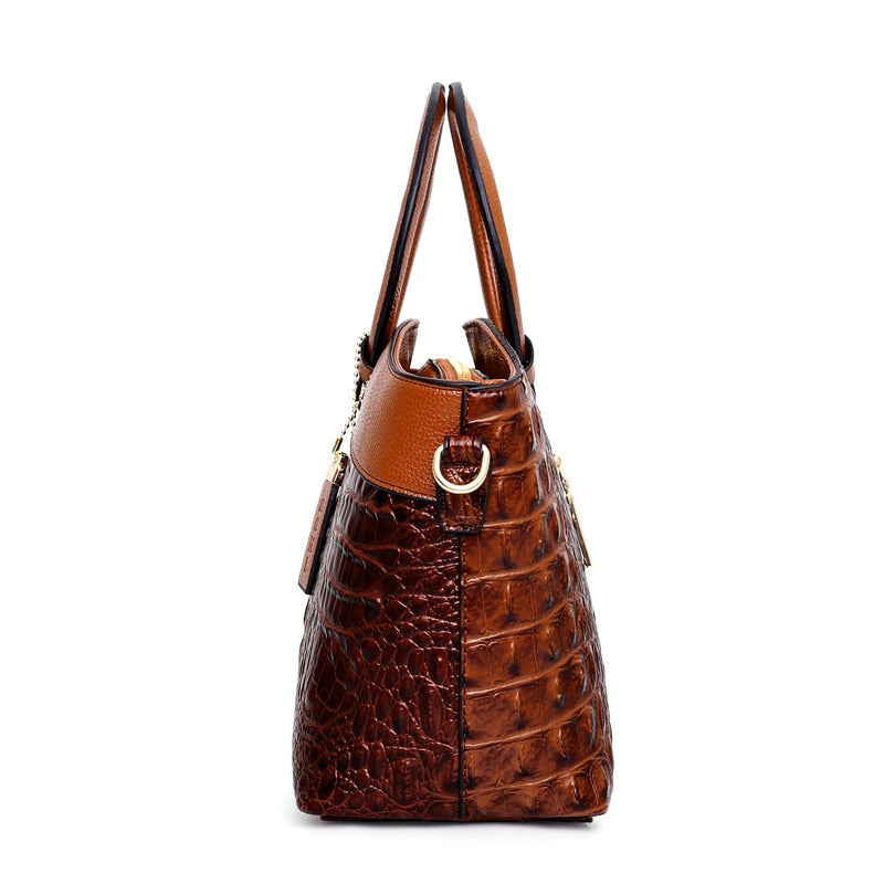Luxury leather bag women – genuine leather shoulder bag crossbody