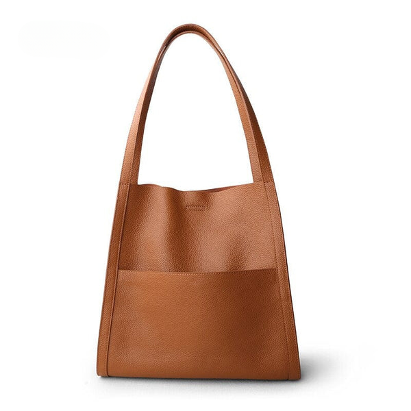 Women's handbag made of vegan leather – Classic shoulder bag for everyday & office use