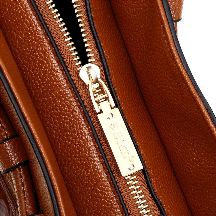Luxury leather bag women – genuine leather shoulder bag crossbody