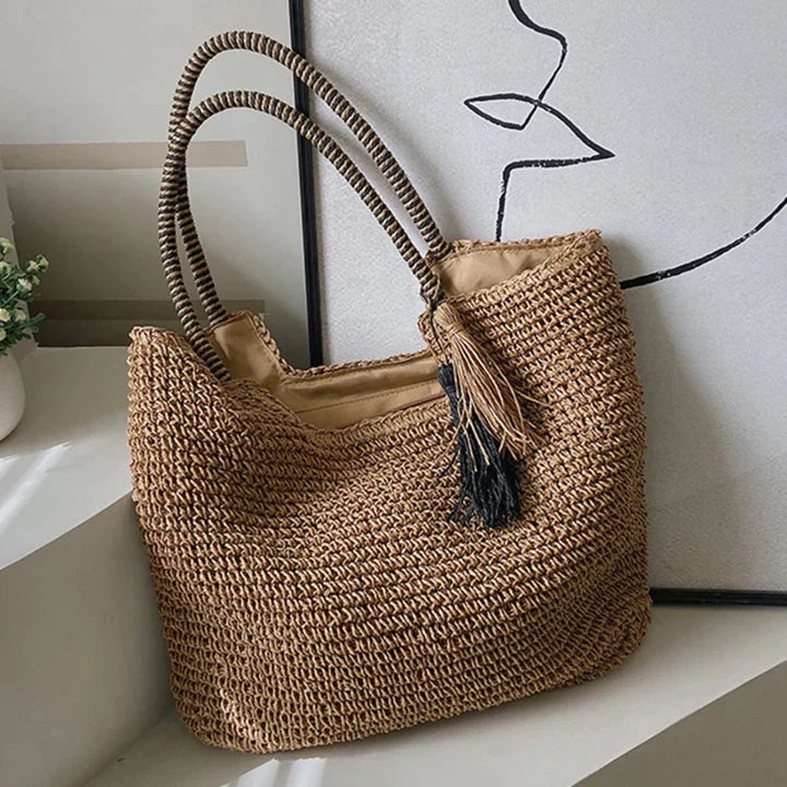 Beach Bag Women Rattan – Boho Style & Spacious for the Summer