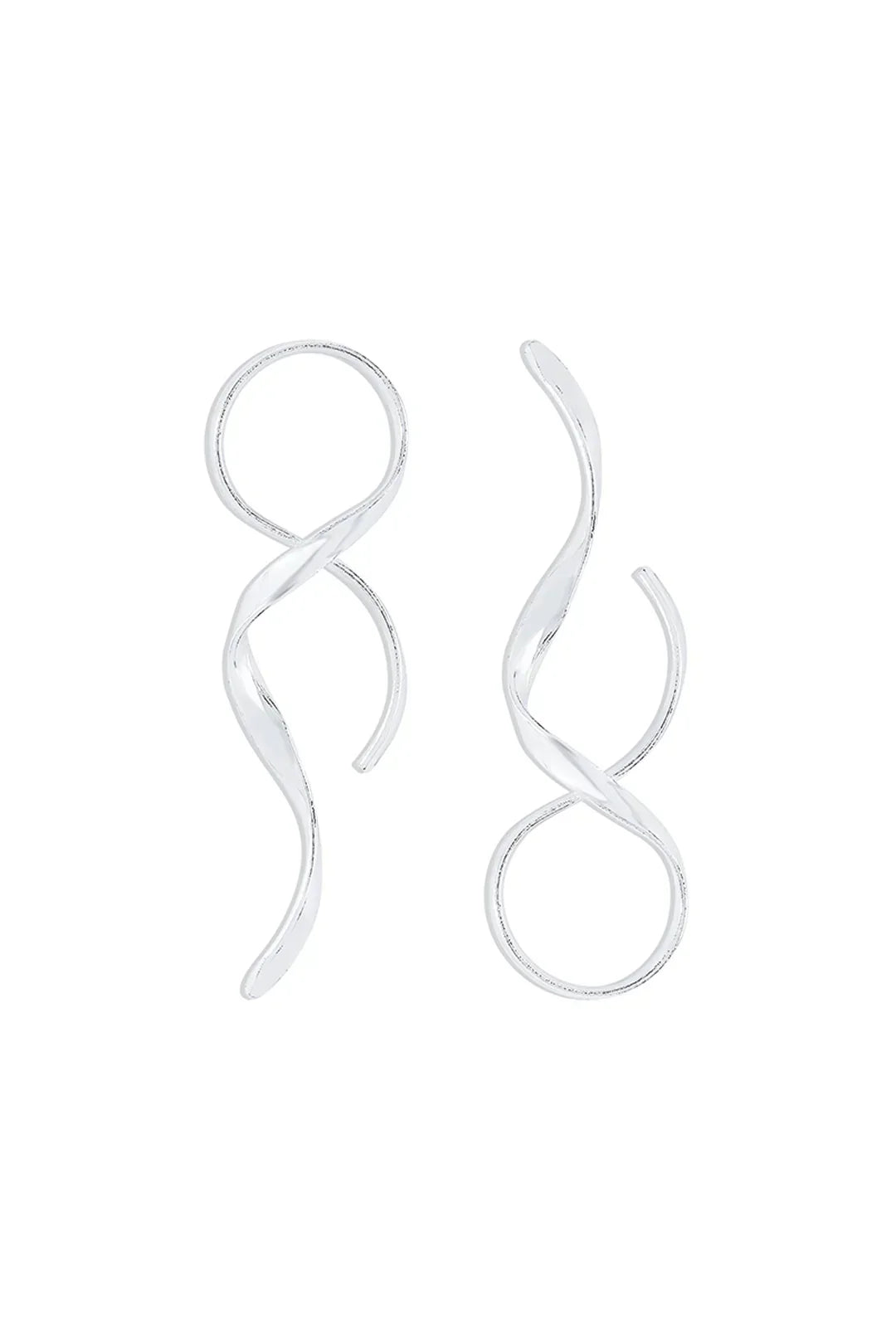 Pendientes de mujer de acero inoxidable con elegante forma de gota