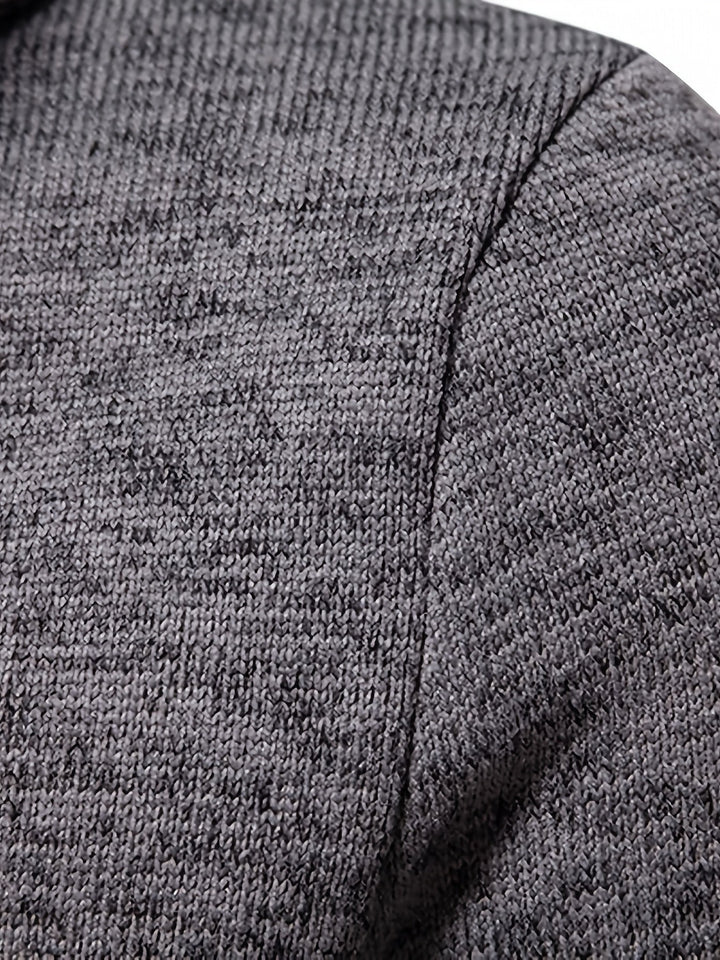 Nash | Herren Pullover mit Slouchy Kragen und Knöpfen