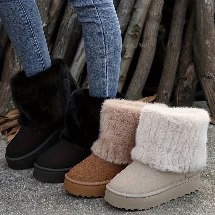 Loretta | Damen Winterstiefel mit Plateau