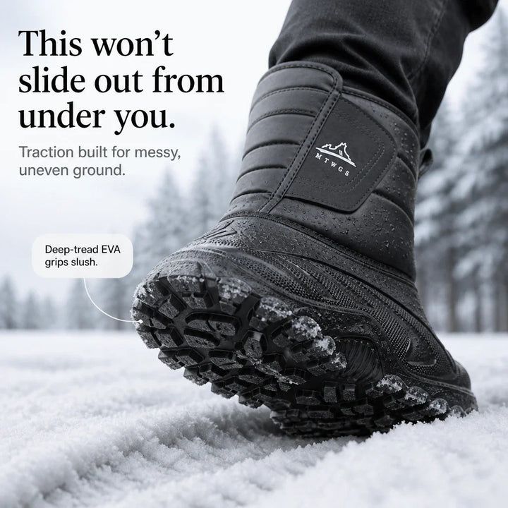 Bottes d’hiver fourrées à enfiler
