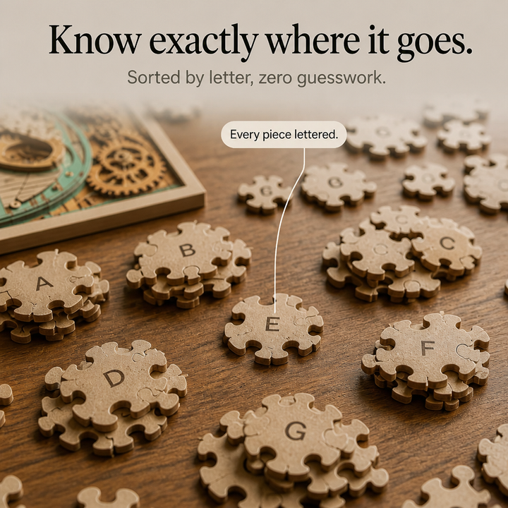 Gearwood | 3D-Holzpuzzle Steampunk-Gitarre
